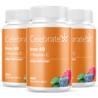 Желязо 60 mg + Витамин C, дъвчащи, Berry 