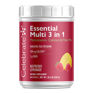 Essential Multi 3 в 1 мултивитамин с калций, смес за пиене