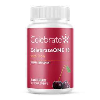 CelebrateONE 18 Once Daily Bariatric Multivitamin with Iron Chewable