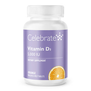 Vitamin D3 125mcg (5.000 IU), Quick-Melt, Orange