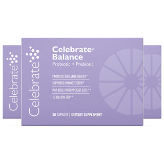 Celebrate® BALANCE Пробиотик + Пребиотик, капсули