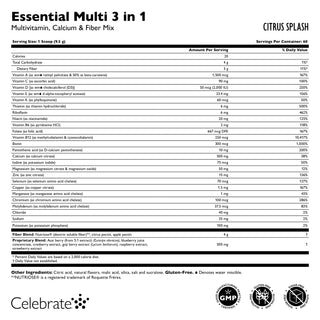 Essential Multi 3 в 1 мултивитамин с калций за пиене