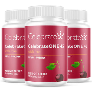CelebrateONE 45 Once Daily Bariatric Multivitamin with Iron, Chewable