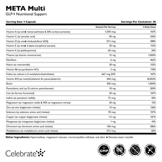 META Multi GLP-1 Хранителна Подкрепа 