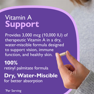 Витамин А 3.000mcg (10.000 IU), капсули
