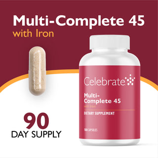 Multi-Complete 45 Бариатричен мултивитамин с желязо, капсули