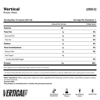 „Vertical Clear“ – вода с протеини
