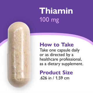 Тиамин, витамин В1, 100 mg, капсули