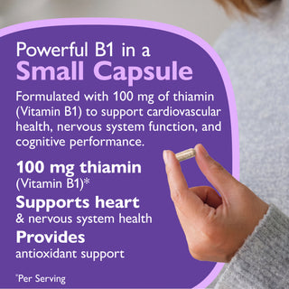 Тиамин, витамин В1, 100 mg, капсули