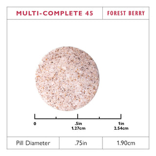 Мулти-Комплект 45 Баритрична дъвчаща мултивитамина с желязо 