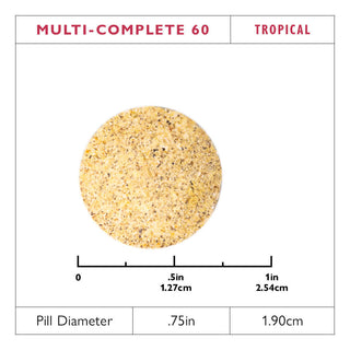 Multi-Complete 60 бариатричен мултивитамин с желязо, за дъвчене, Tropical